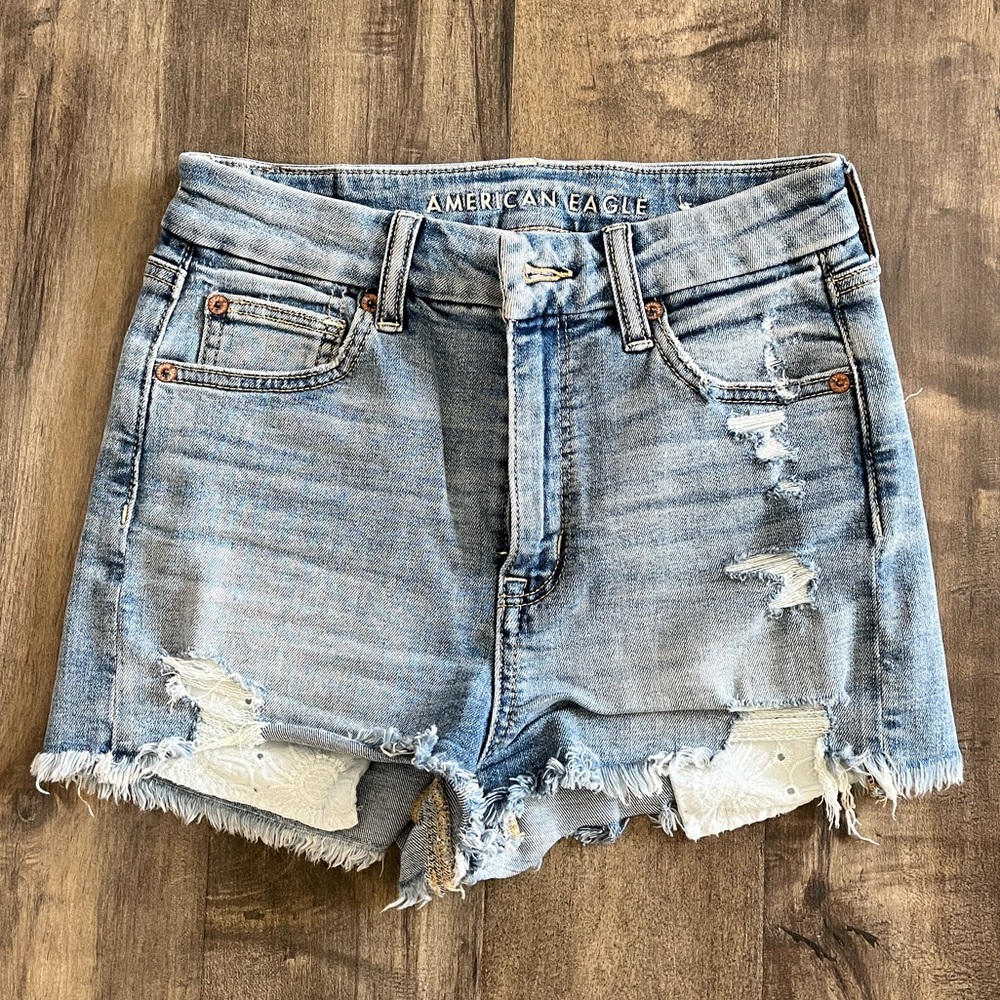 American Eagle Curvy Hi-Rise Shorties